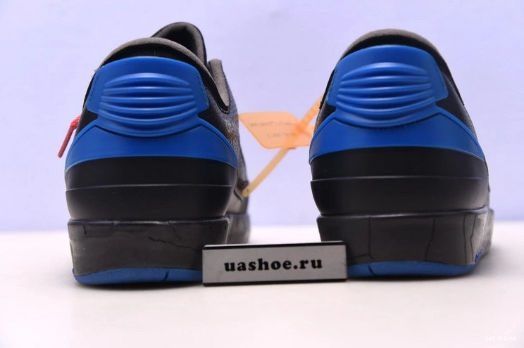 SP Jordan DJ4375-004 OWT Blue Black - Low 2 Retro 0116